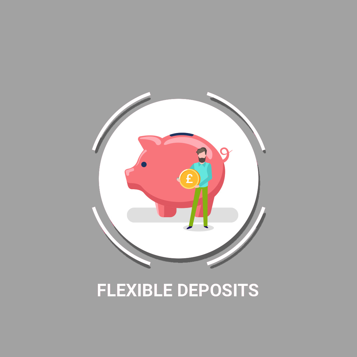 Flexible Pay Weekly Deposit Icon From Only £10 weekly