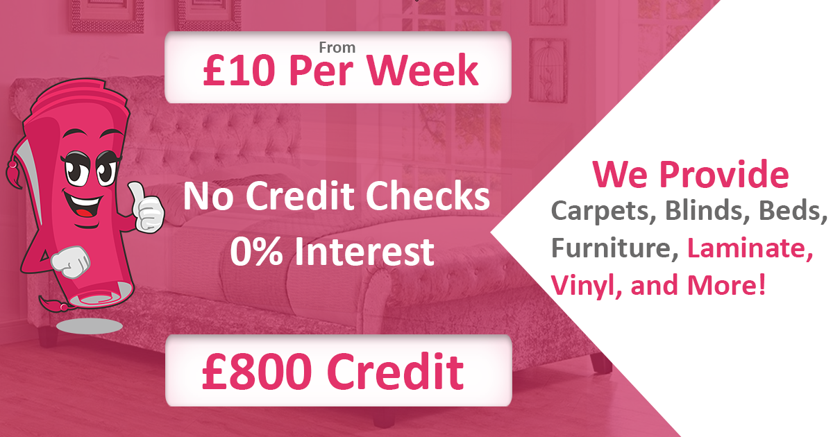 Home of £10 Pay Weekly Carpets, Blinds